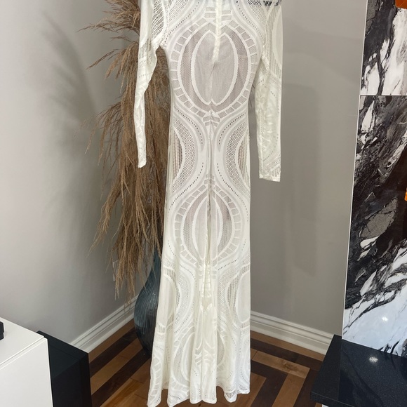 Marciano - White Lace Boho Dress, S - Picture 7 of 7